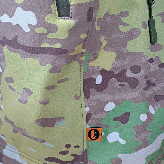 Демисезонная мужская куртка для охоты Soft Shell Spartan Util Cam, Розмір: 64-66 (XXXL), зображення 8