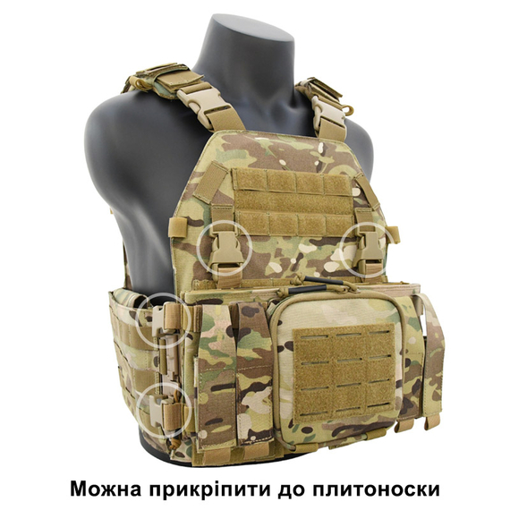 Жилет тактический нагрудный Multicam, фото 6