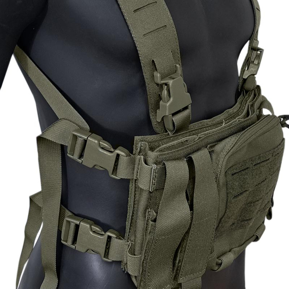 Жилет тактический нагрудный Olive, фото 5