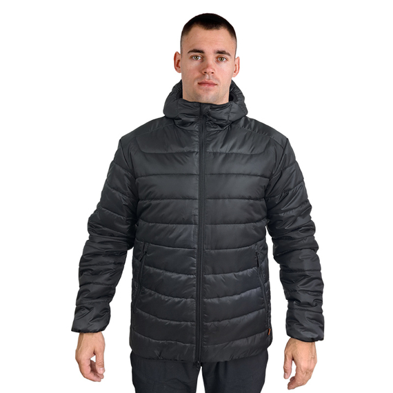 Стьобана куртка чоловіча з капюшоном Maximus Black чорна, Розмір: 62-60 (XXL), зображення 3