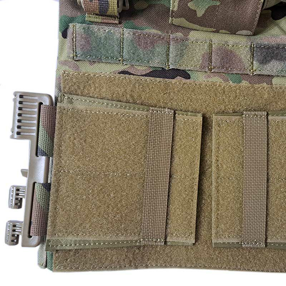 Жилет тактический плитоноска Multicam с тройным подсумком, фото 20