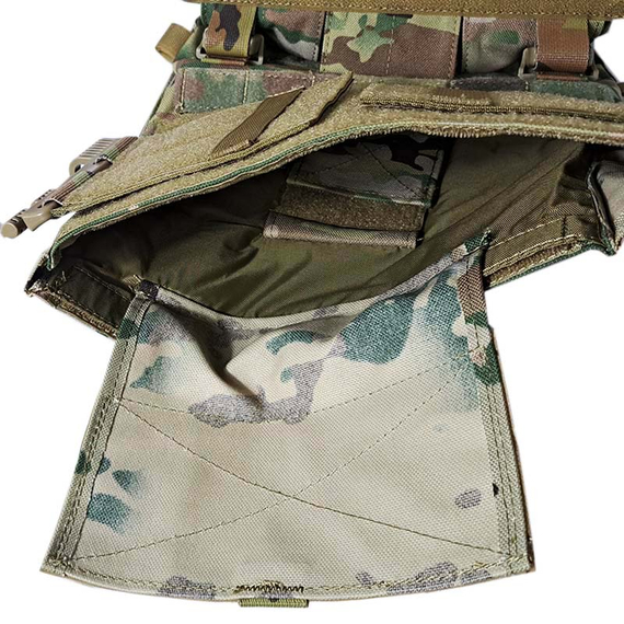 Жилет тактический плитоноска Multicam с тройным подсумком, фото 22