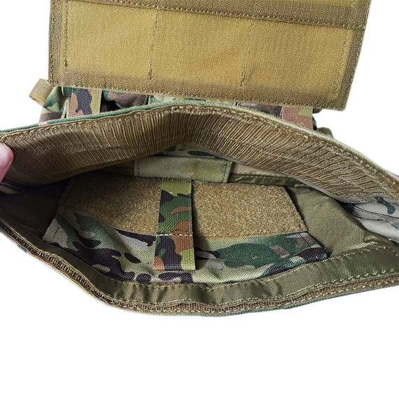 Жилет тактический плитоноска Multicam с тройным подсумком, фото 23