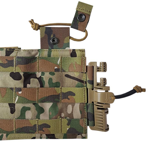 Жилет тактический плитоноска Multicam с тройным подсумком, фото 32
