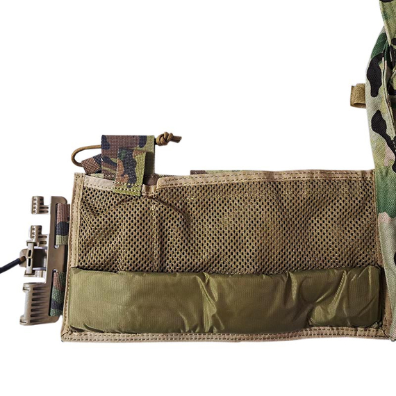 Жилет тактический плитоноска Multicam с тройным подсумком, фото 33