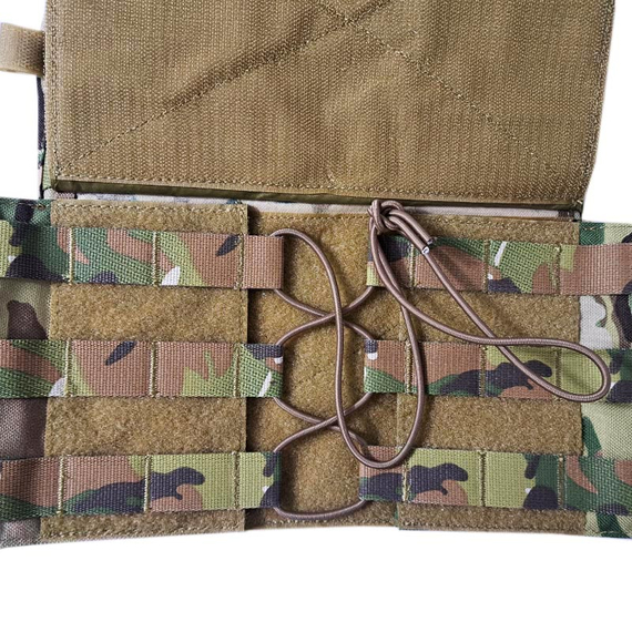 Жилет тактический плитоноска Multicam с тройным подсумком, фото 21