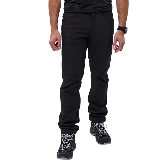 Мужские брюки черные Soft Shell Spartan Black, Размер брюк / рост: 44-46/176, фото 2