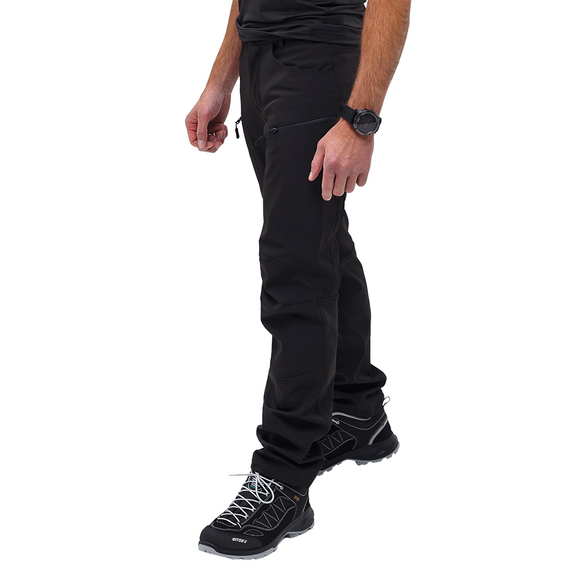 Мужские брюки черные Soft Shell Spartan Black, Размер брюк / рост: 60-62/182, фото 3