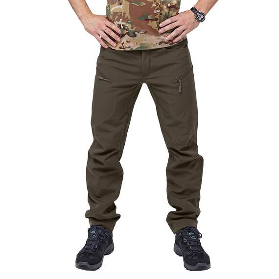 Тактические брюки софтшелл мужские олива Soft Shell Spartan Olive, Размер брюк / рост: 52-54/188, фото 2