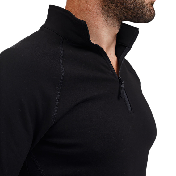 Спортивная кофта мужская черная хлопок Sporter Gen 3 Black, Размер: 44-46 (S), фото 7