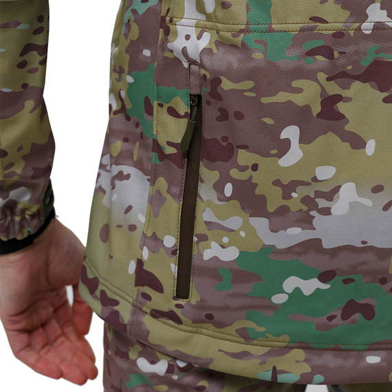 Демисезонная мужская куртка для охоты Soft Shell Spartan Util Cam, Розмір: 44-46 (S), зображення 14