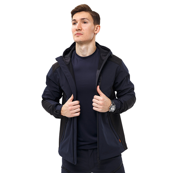 Куртка Soft Shell Predator Navy/Black, Размер: 44-46 (S), фото 2