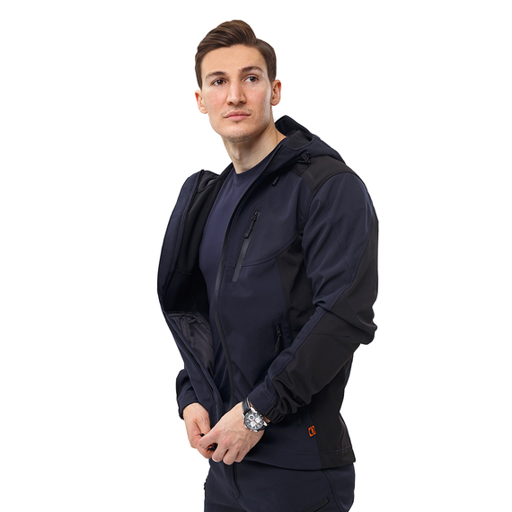 Куртка Soft Shell Predator Navy/Black, Размер: 44-46 (S), фото 4