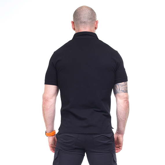 Черная мужская футболка Polo Serious, Размер: 48-50 (M), фото 5