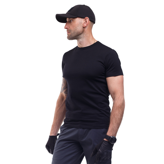 Футболка мужская черная Jersey Black, Размер: 44-46 (S), фото 3