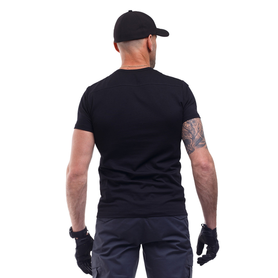 Футболка чоловіча чорна Jersey Black, Розмір: 64-66 (XXXL), зображення 5