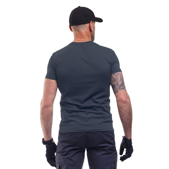 Темно-серая футболка мужская Jersey Grey, Размер: 40-42 (XS), фото 5