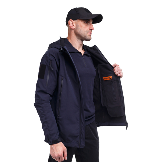 Демісезонна чоловіча куртка Soft Shell Spartan Navy, Розмір: 44-46 (S), зображення 8