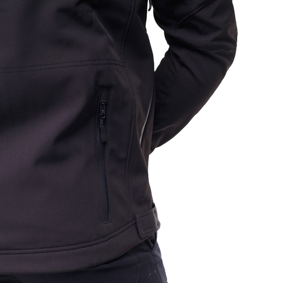 Тактическая куртка Soft Shell Spartan Police Black черная с капюшоном, Размер: 40-42 (XS), фото 19