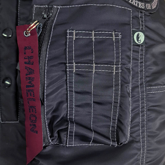 Зимова куртка Аляска чоловіча чорна N-3B Top Gun Black, Розмір: 56-58 (XL), зображення 22