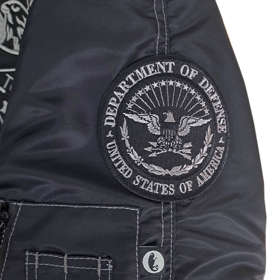 Зимняя куртка Аляска мужская черная N-3B Top Gun Black, Размер: 40-42 (XS), фото 23