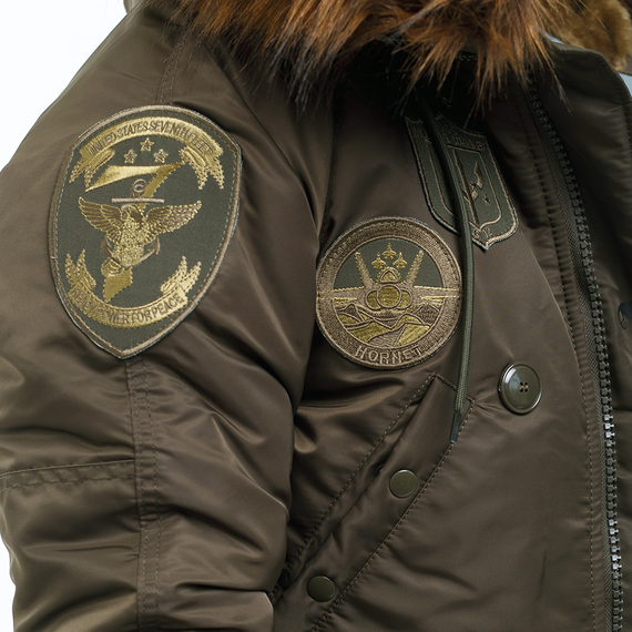 Куртка Аляска зимняя N-3B slim Tundra Top Gun, Размер: 44-46 (S), фото 13