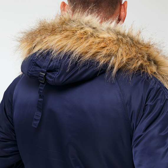 Чоловіча куртка Аляска синя Slim Fit N-3B Navy, Розмір: 52-54 (L), зображення 12