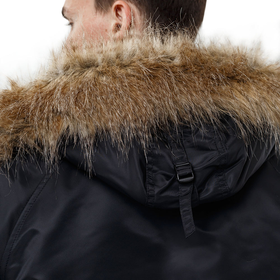 Куртка Аляска мужская зимняя Slim Fit N-3B Black, Размер: 48-50 (M), фото 6