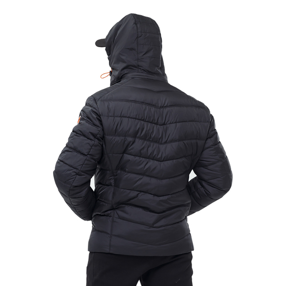 Чорна стьобана куртка чоловіча з капюшоном Proxima Black, Розмір: 44-46 (S), зображення 7