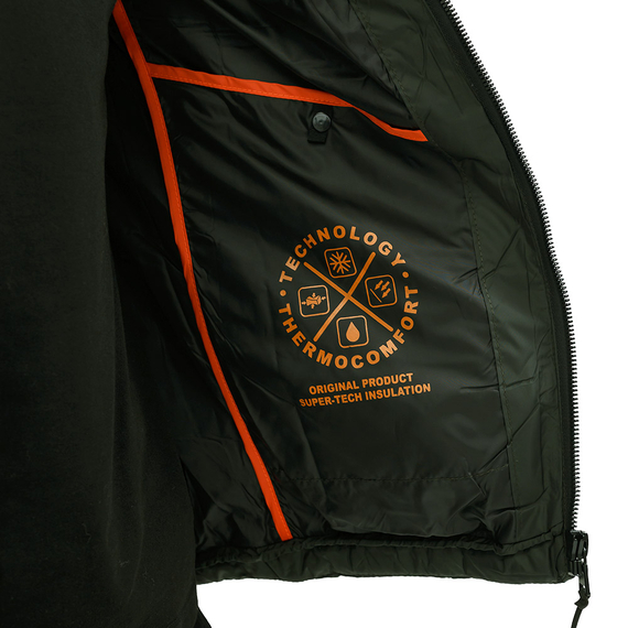 Мужская куртка олива с капюшоном Proxima Olive, Размер: 60-62 (XXL), фото 12