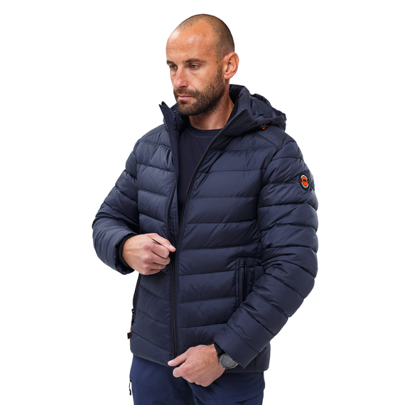 Синяя мужская куртка спортивная с капюшоном Proxima Navy, Размер: 56-58 (XL), фото 2