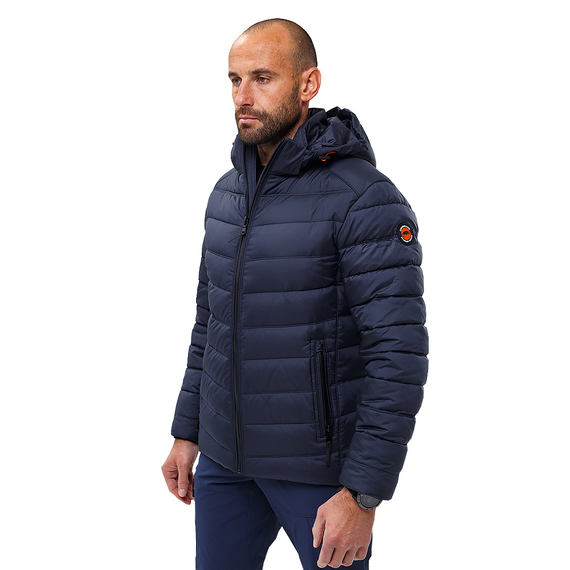 Синяя мужская куртка спортивная с капюшоном Proxima Navy, Размер: 56-58 (XL), фото 5