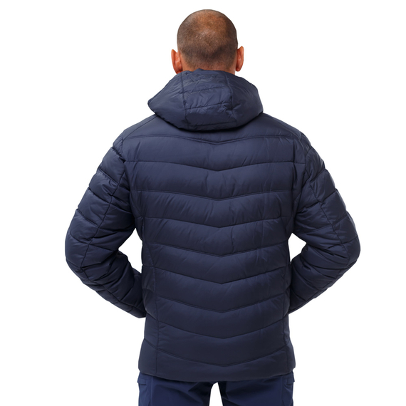 Синяя мужская куртка спортивная с капюшоном Proxima Navy, Размер: 52-54 (L), фото 7