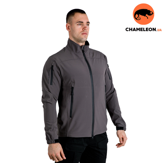 Демісезонна чоловіча куртка Soft Shell Intruder Gray, Розмір: 62-60 (XXL)