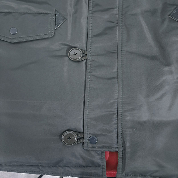 Серая мужская куртка Аляска Slim Fit N-3B Gray удлиненная, Размер: 48-50 (M), фото 28