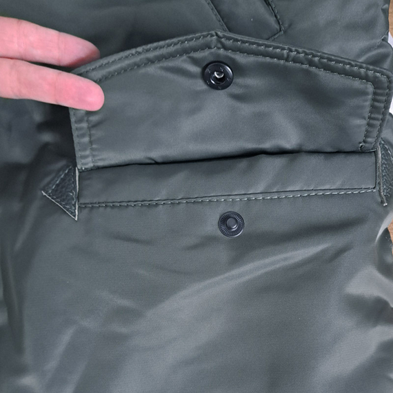 Серая мужская куртка Аляска Slim Fit N-3B Gray удлиненная, Размер: 48-50 (M), фото 22