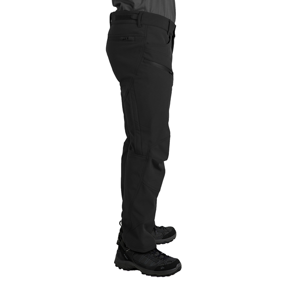 Мужские брюки черные Soft Shell Spartan Black, Размер брюк / рост: 44-46/176, фото 5
