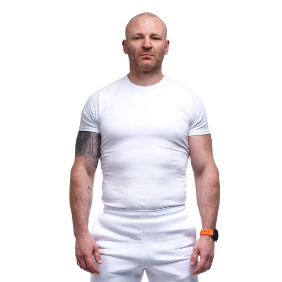 Футболка Біла Чоловіча Jersey White, Розмір: 40-42 (XS), зображення 3