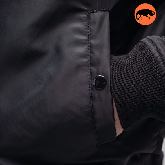 Куртка MA-1 hooded light Black, Размер: 44-46 (S), фото 7