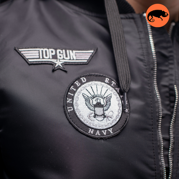 Куртка MA-1 hooded light Black, Размер: 64-66 (ХХХL), фото 8