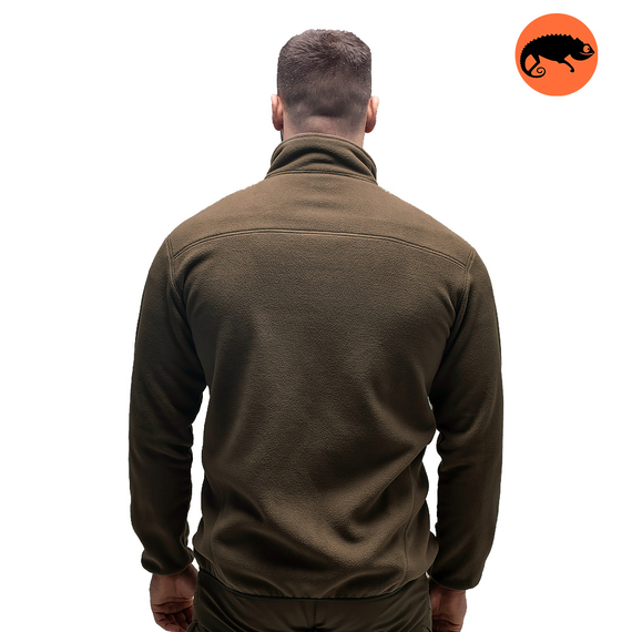 Демисезонная мужская флисовая кофта Stratus Olive, Размер: 52-54 (L), фото 3