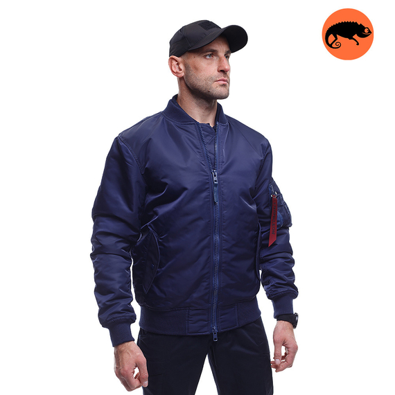 Демісезонна чоловіча темно-синя куртка MA-1 Gen 2 Navy, Розмір: 44-46 (S)